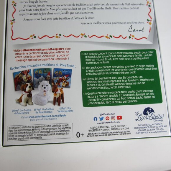 Elf on the Shelf NEW Elf Boy Garcon and Book in *FRENCH*FRANCAIS* - Picture 7 of 9